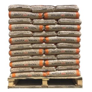 Agricola Austria houtpellets (wit) – EN+A1 1 pallet (60zak/900kg)