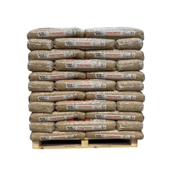 German Pellets | ENplus A1 houtpellets | 100% Naaldhout – 1 pallet (66 zakken)990kg