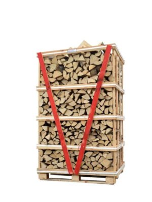 brandhout pallet-33 cm gestoomd