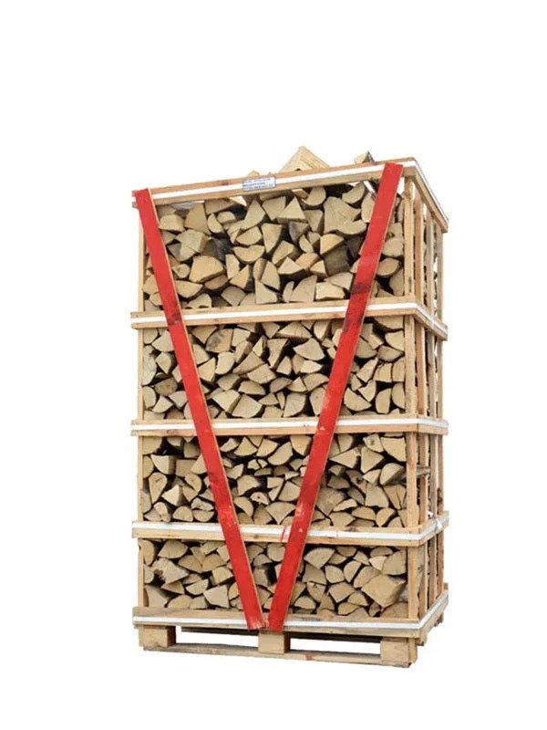 brandhout pallet-33 cm gestoomd
