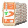 TEN DAMME - Witte Houtpellets - ENplus A1 - 66 zakken - 990 KG - 100% Naaldhout
