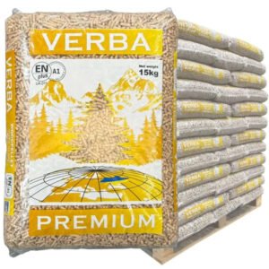 VERBA PREMIUM - Houtpellets - ENplus A1 - 100% Naaldhout - 66 zakken - 990 kg