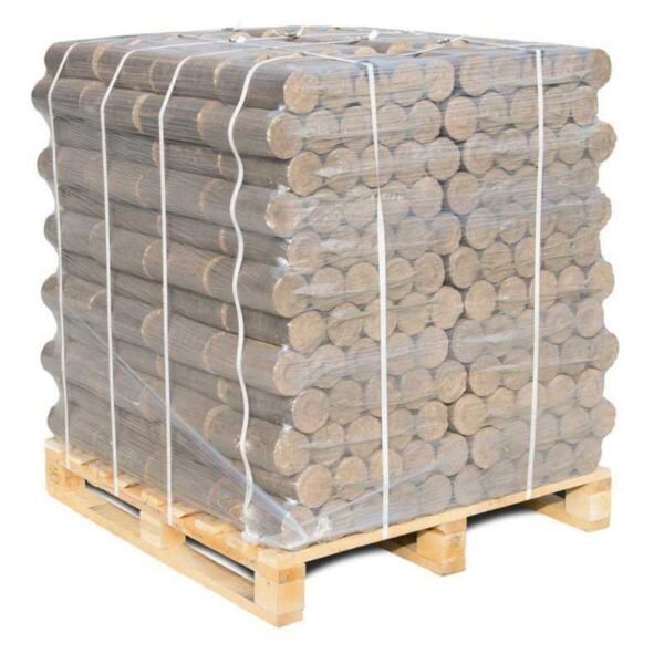 PREMIUM hardhoutbriketten rond 960kg pallet