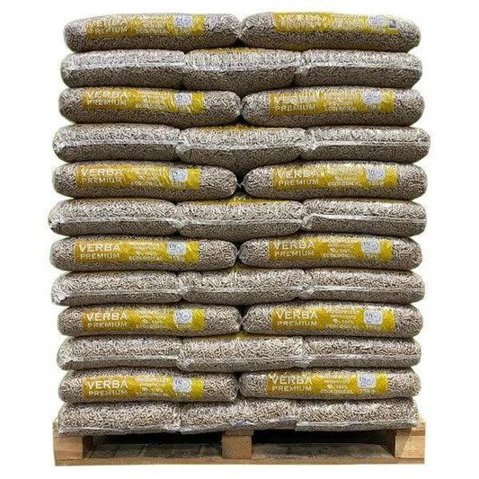 VERBA PREMIUM - Houtpellets - ENplus A1 - 100% Naaldhout - 66 zakken - 990 kg
